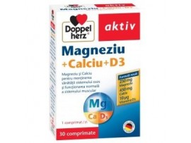 Doppel herz - Magneziu Calciu + D3 30cpr